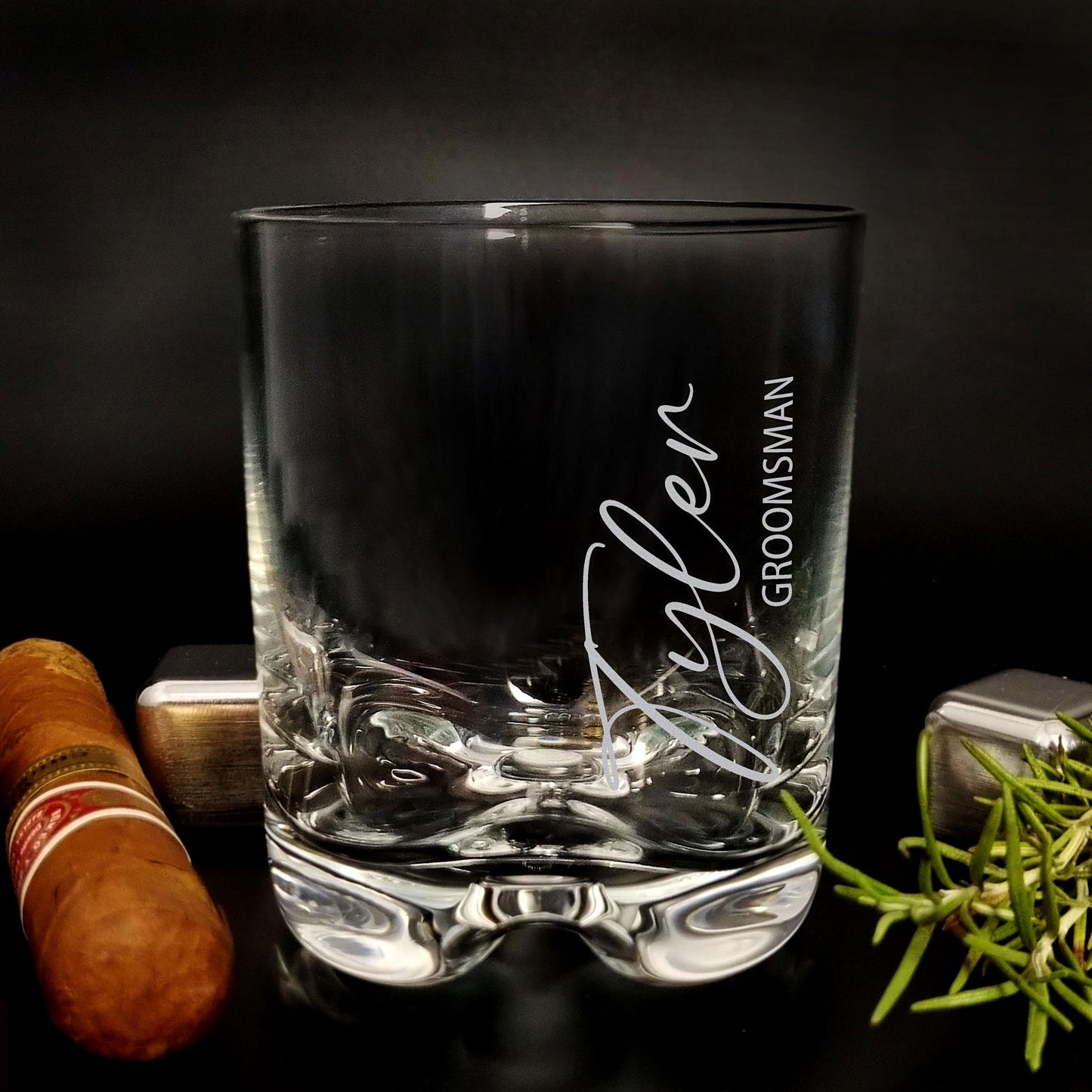 Whiskey Glass Groomsman Proposal Gift Personalized Groomsmen Best Man Gift Wedding Favors