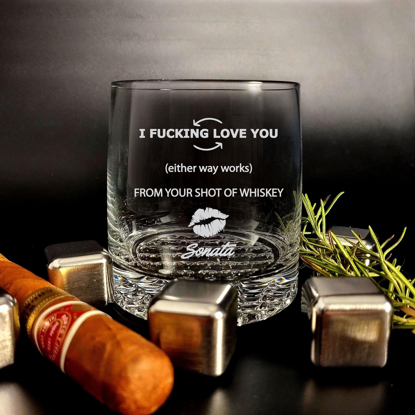 Lustige Whiskygläser mit Premium-Gravur, personalisierte Geschenke für ihn, Geschenk für den Ehemann, Weihnachtsgeschenke für Männer, Geschenke für den Freund