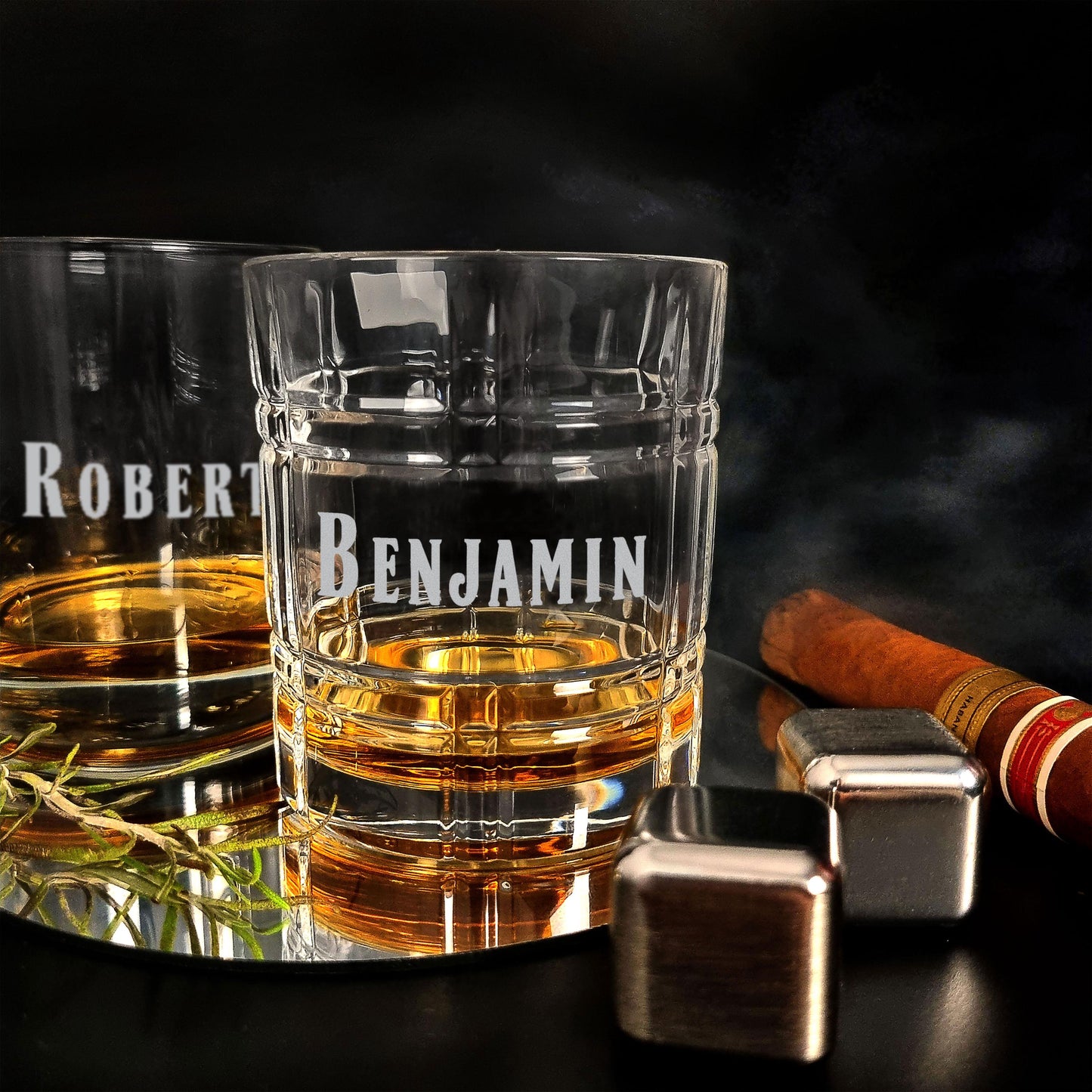 Engraved Whiskey Glass I Miss You Secret Message Long Distance Gift for Boyfriend, Personalized Whisky Glass Unique Gift Message Inside