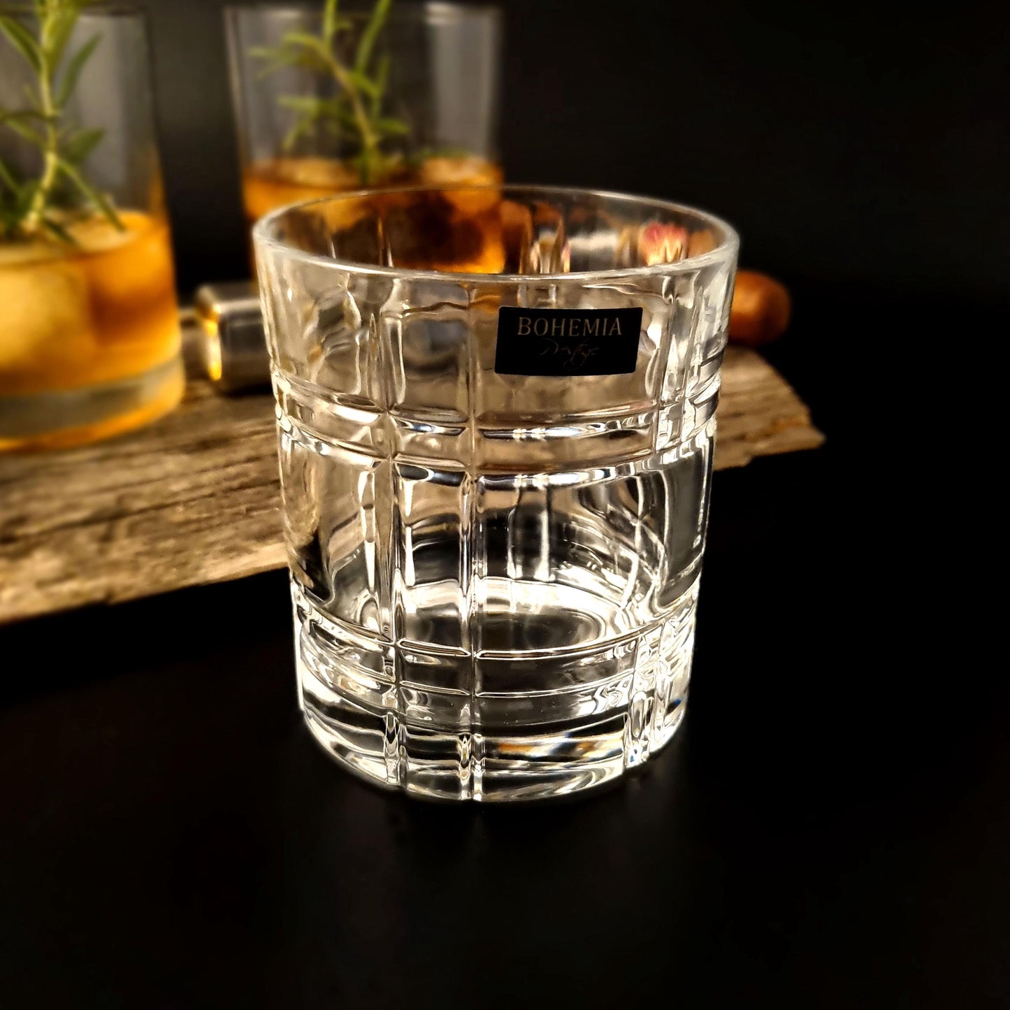 Custom Initials Whiskey Glasses Engraved with Personalization for Any Special Occasion, Bottom Engraved Glasses