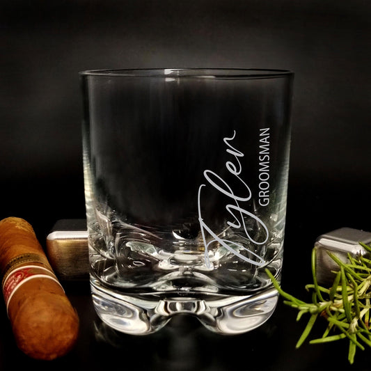 Bräutigam Whiskygläser, personalisiertes Geschenk für den Bräutigam, Hochzeitsgeschenk, ideales Geschenk für den besten Mann