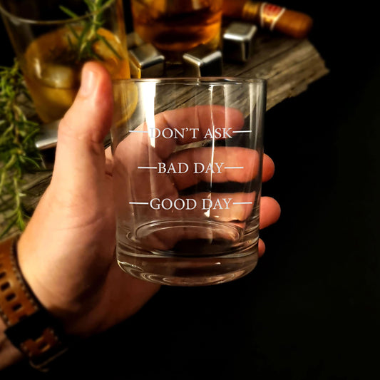 Funny Engraved Whiskey Glass Ideal for Him Birthdays Christmas Gift for Whiskey Lovers Funny Gifts for Men, Funny Gifts for Friends